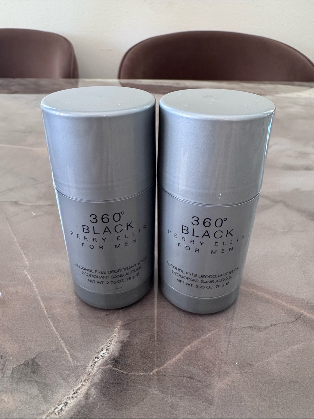 Perry Ellis 360° Black Deodorant Sticks - 2 packs